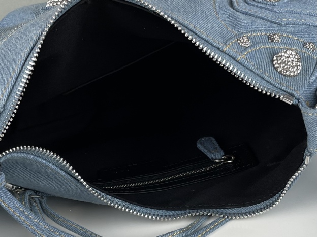 バレンシアガ「Balenciaga」デニム モーターサイクルバッグ