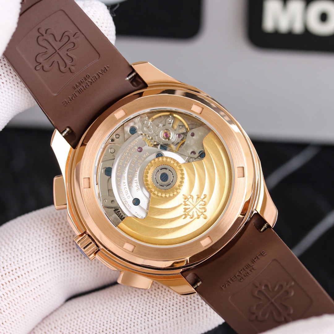 パテック フィリップ「Patek Philippe」メンズ マルチファンクション メカニカルウォッチ アクアノート 5968A-001 42MM