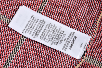 バーバリー「Burberry」23FW メッシュ チェック ウール ニット