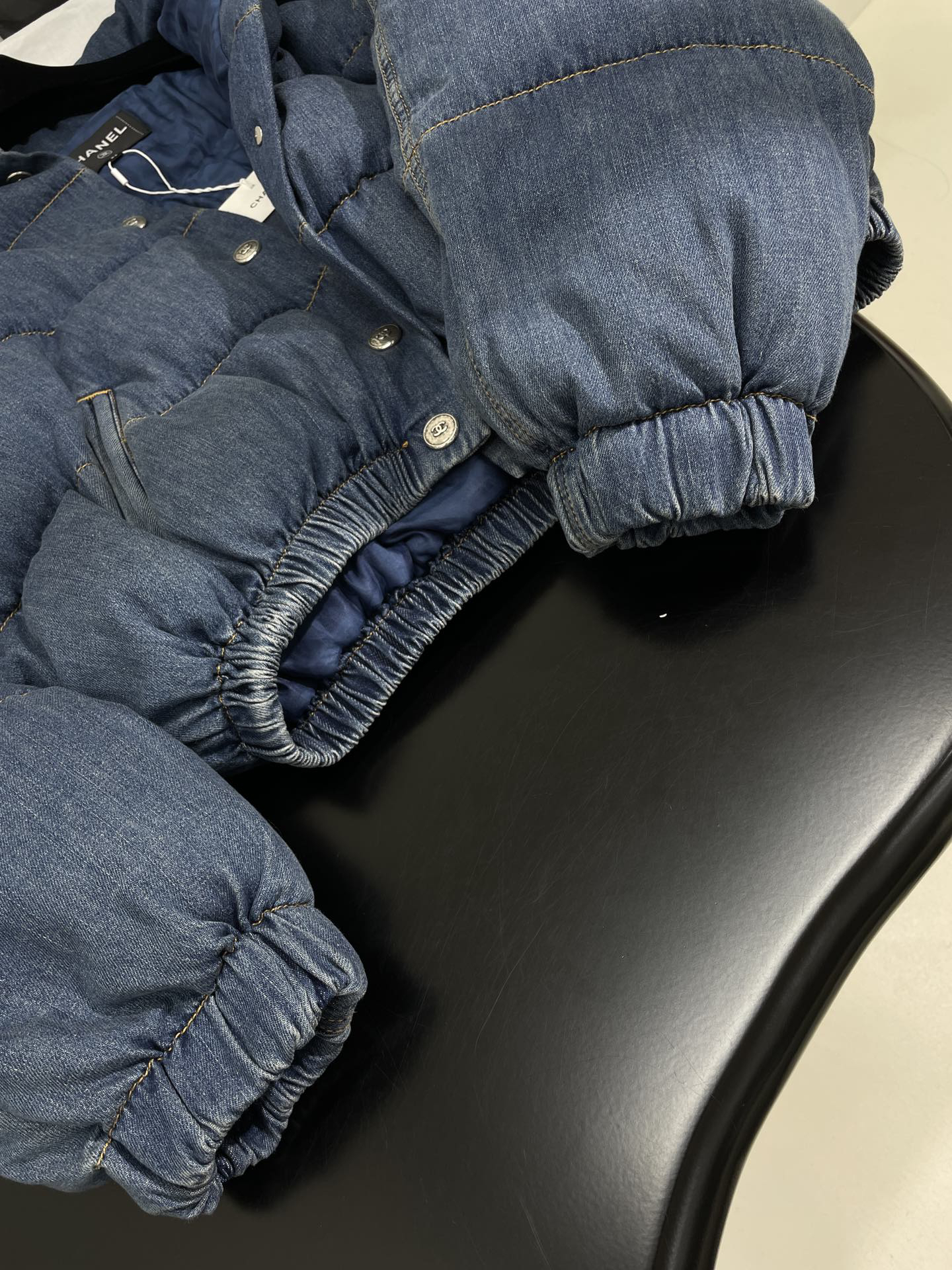 シャネル「Chanel」Coco Neige デニム キルトド ジャケット