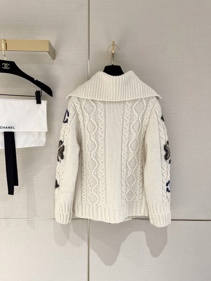 シャネル「Chanel」スペシャル ウールシルク カーディガン