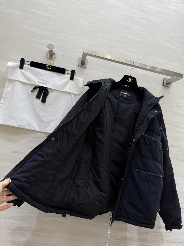 シャネル「Chanel」ヴィンテージ フード付き キルトド コート