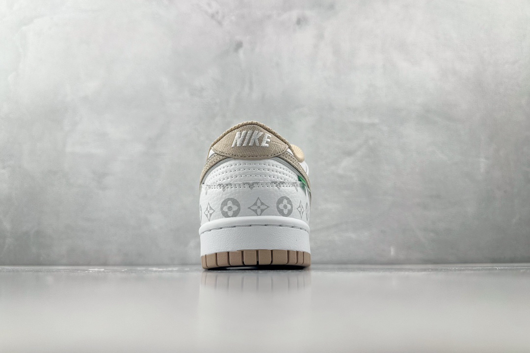 「コラボモデル」Louis Vuitton x Nike コラボ - カーキプリント" スニーカー