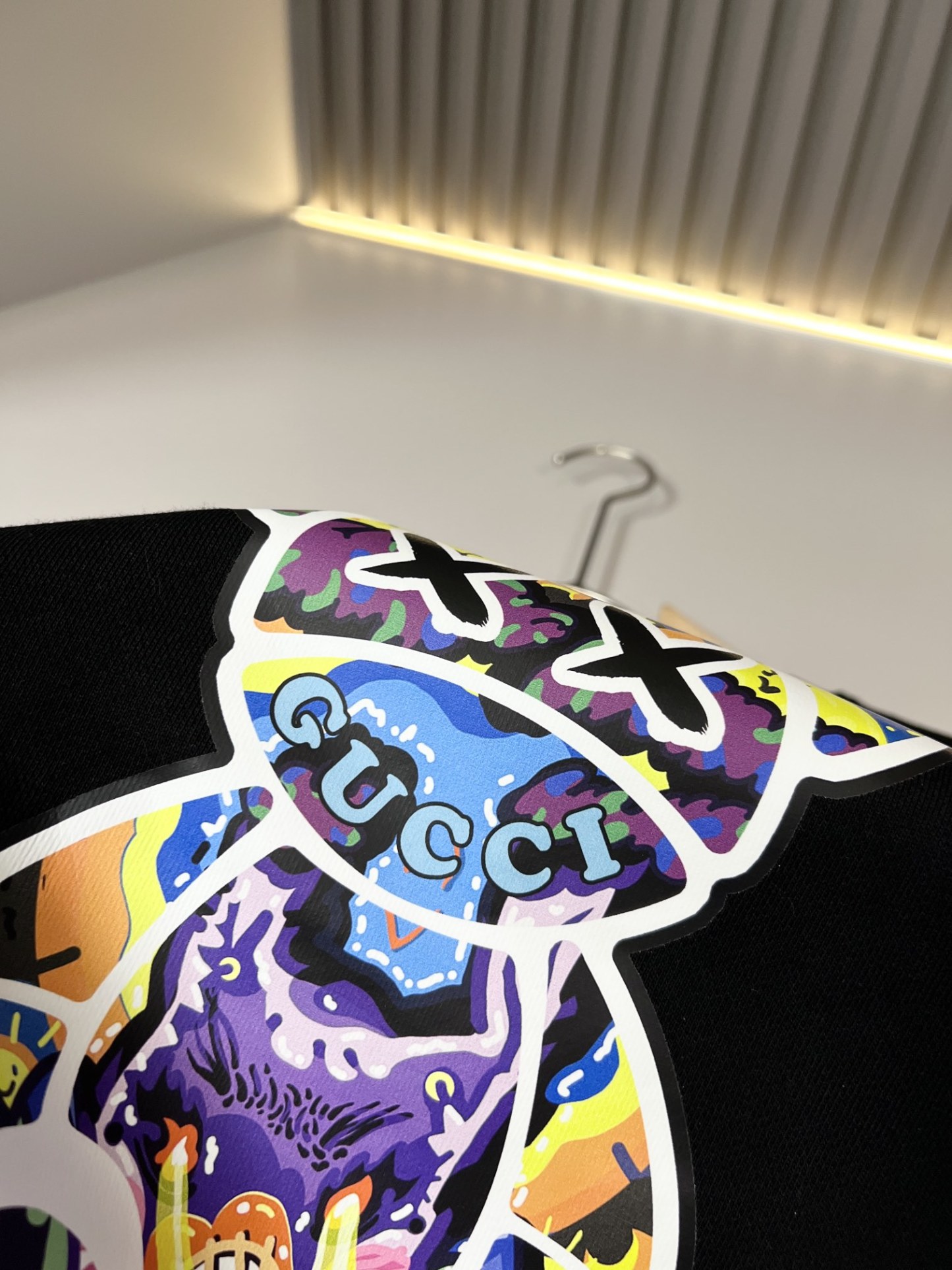 グッチ「Gucci」ユニセックス デジタルプリント ラウンドネック スウェットシャツ