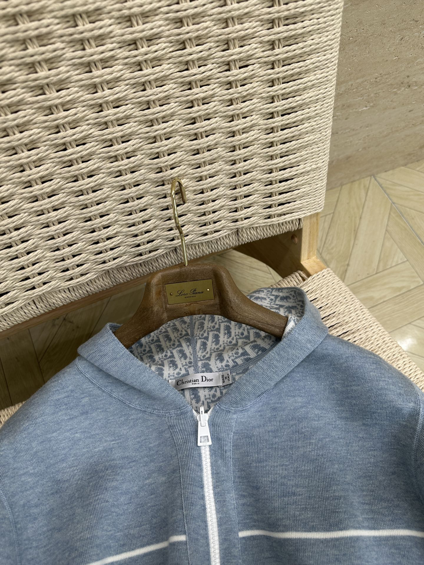 ディオール「Dior」 Oblique リバーシブル プルオーバー