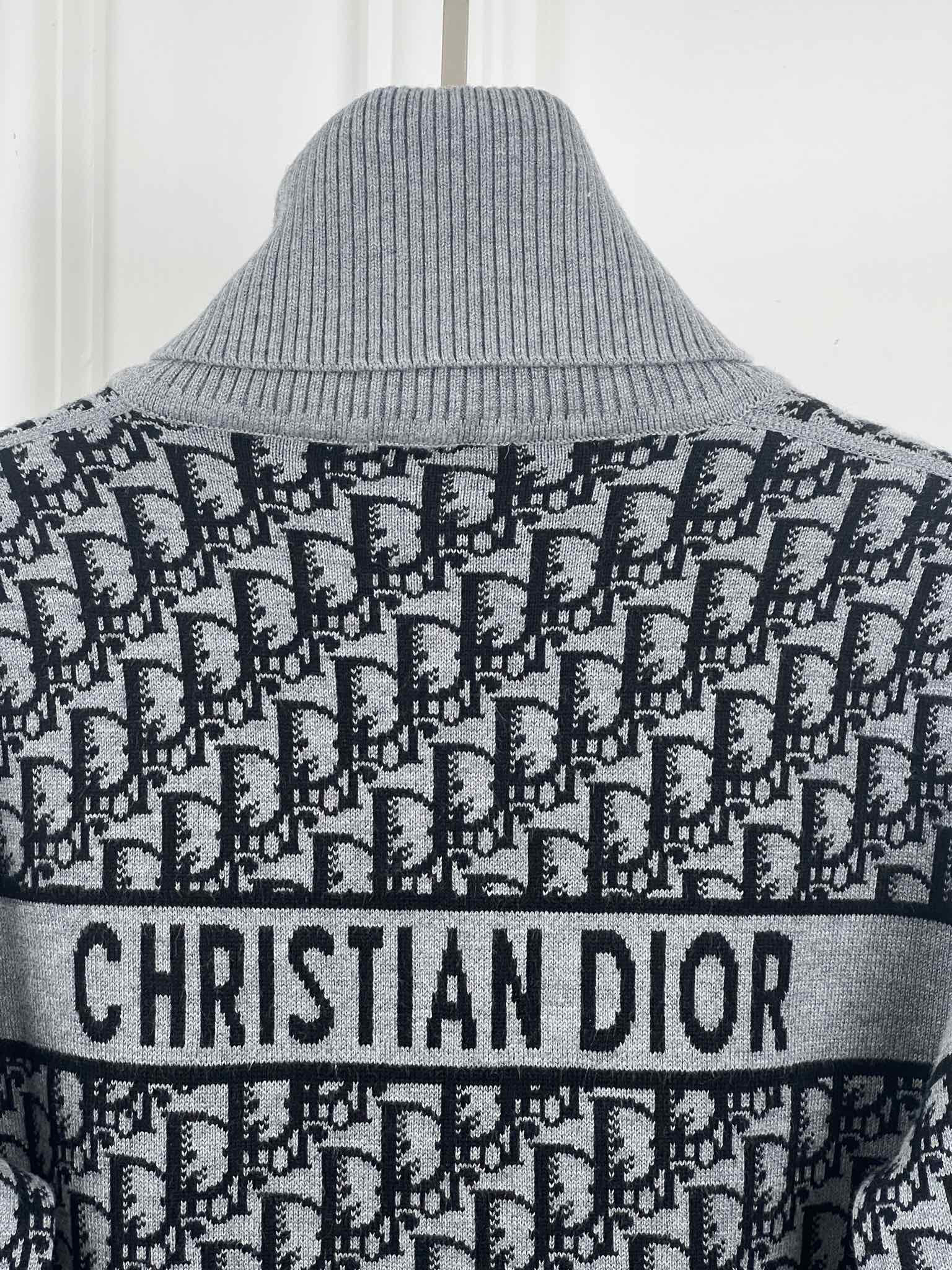 ディオール「Dior」リバーシブル モノグラム ジップアップジャケット