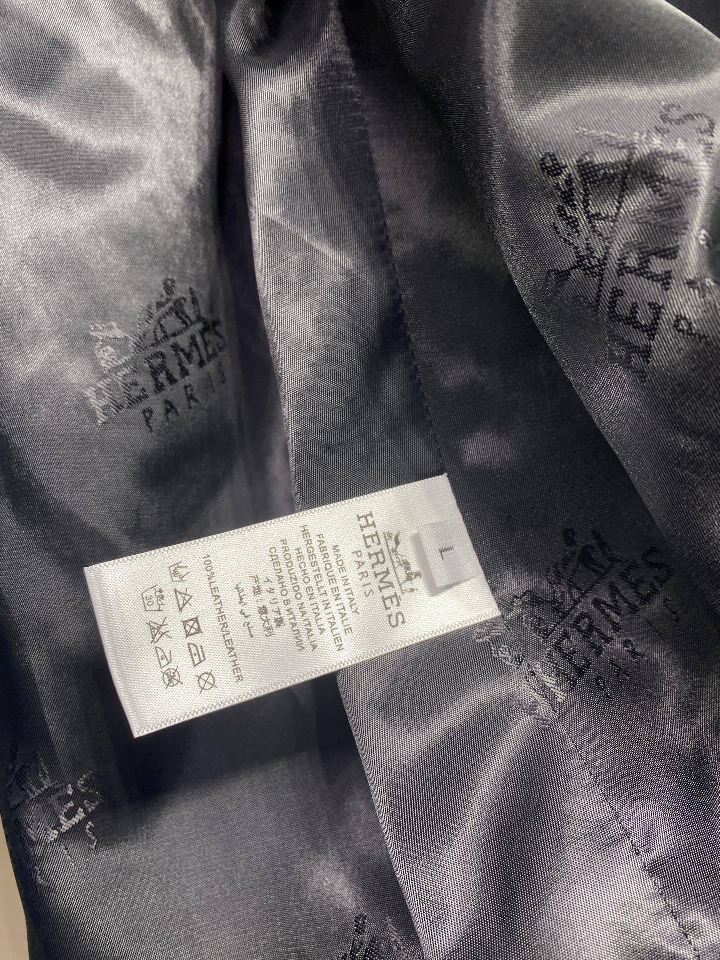 エルメス「Hermès」グレネ カルフスキン ボンバー ジャケット