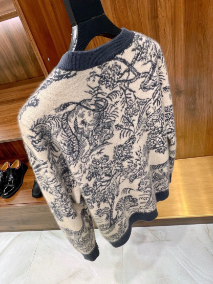 エルメス「Hermès」フォレスト アニマル ジャカード カシミア セーター