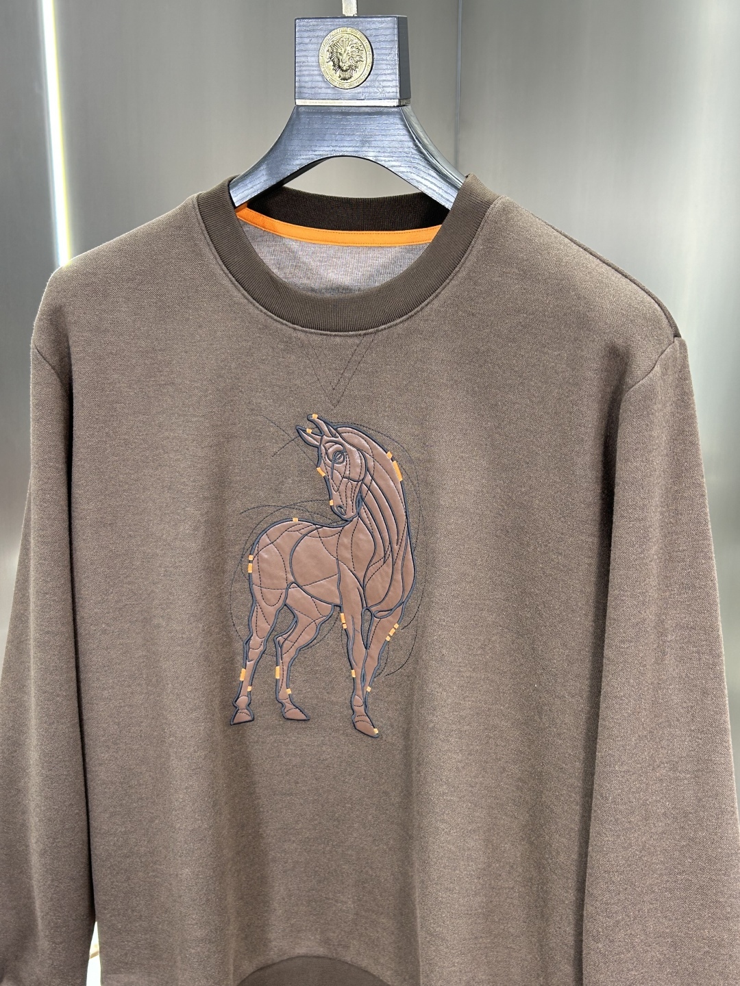 エルメス「Hermès」ウールブレンド クルーネック スウェットシャツ