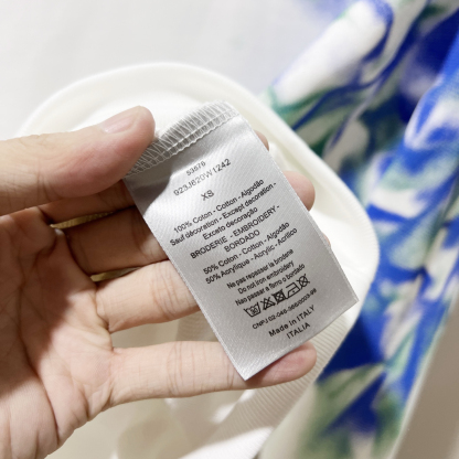 ディオール「Dior」エンブレム 刺繍 スウェットシャツ