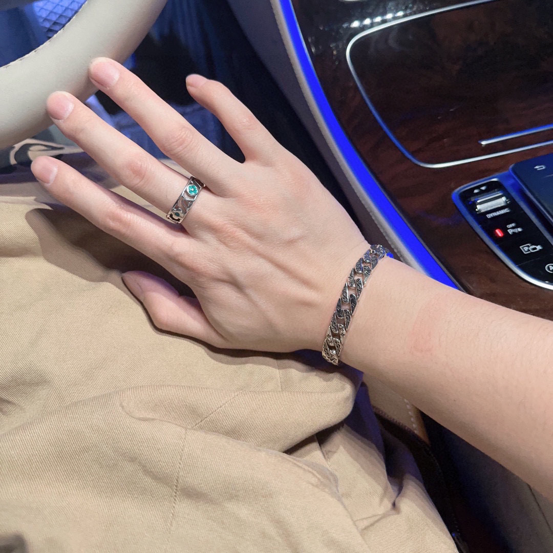 ルイ・ヴィトン「Louis Vuitton」Mosaic Chain リング