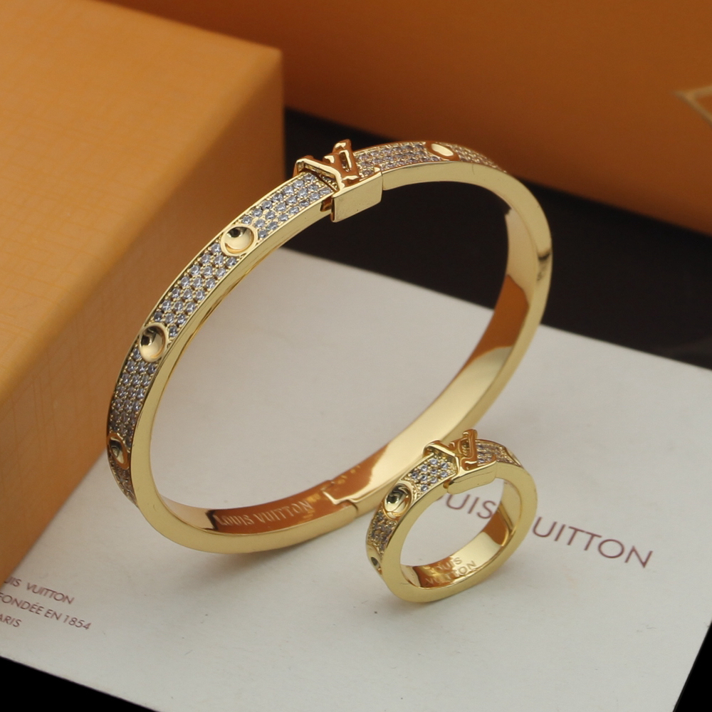 ルイ・ヴィトン「Louis Vuitton」Diamonds Pavé Solitaire リング