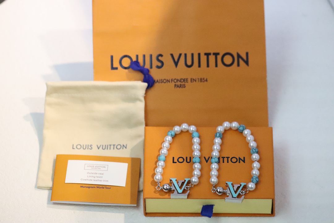 ルイ・ヴィトン「Louis Vuitton」ターコイズ ブレスレット