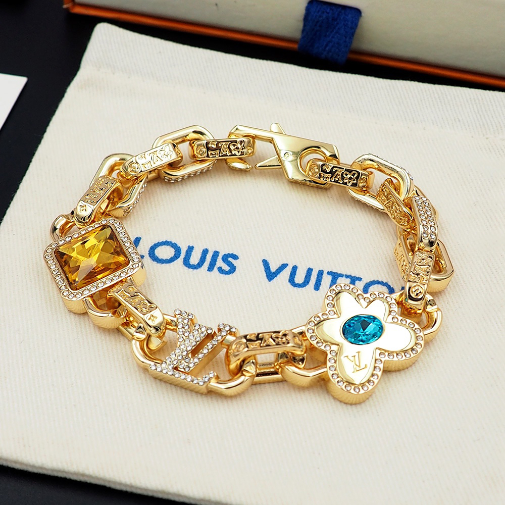 ルイ・ヴィトン「Louis Vuitton」Blossom チェーンブレスレット