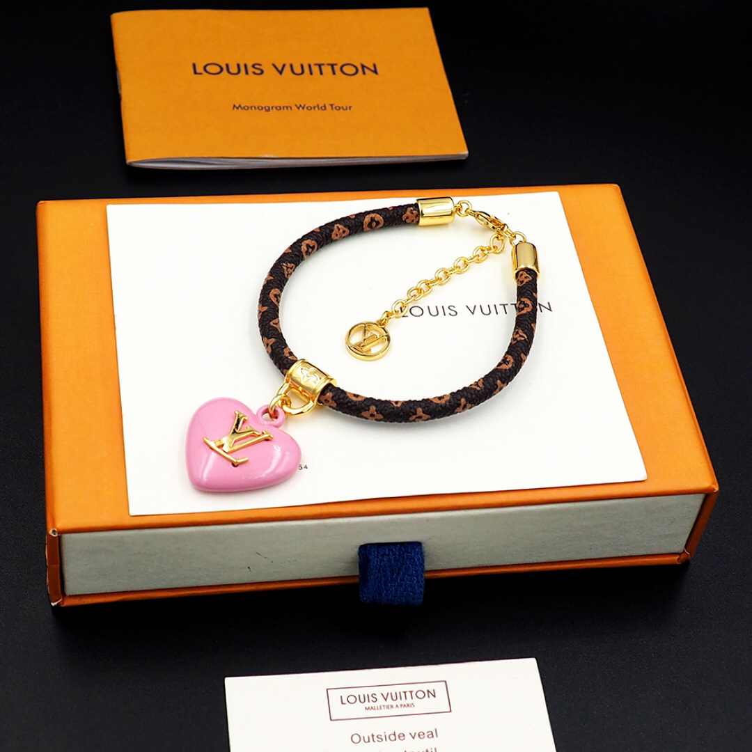 ルイ・ヴィトン「Louis Vuitton」Iconic Heart ブレスレット