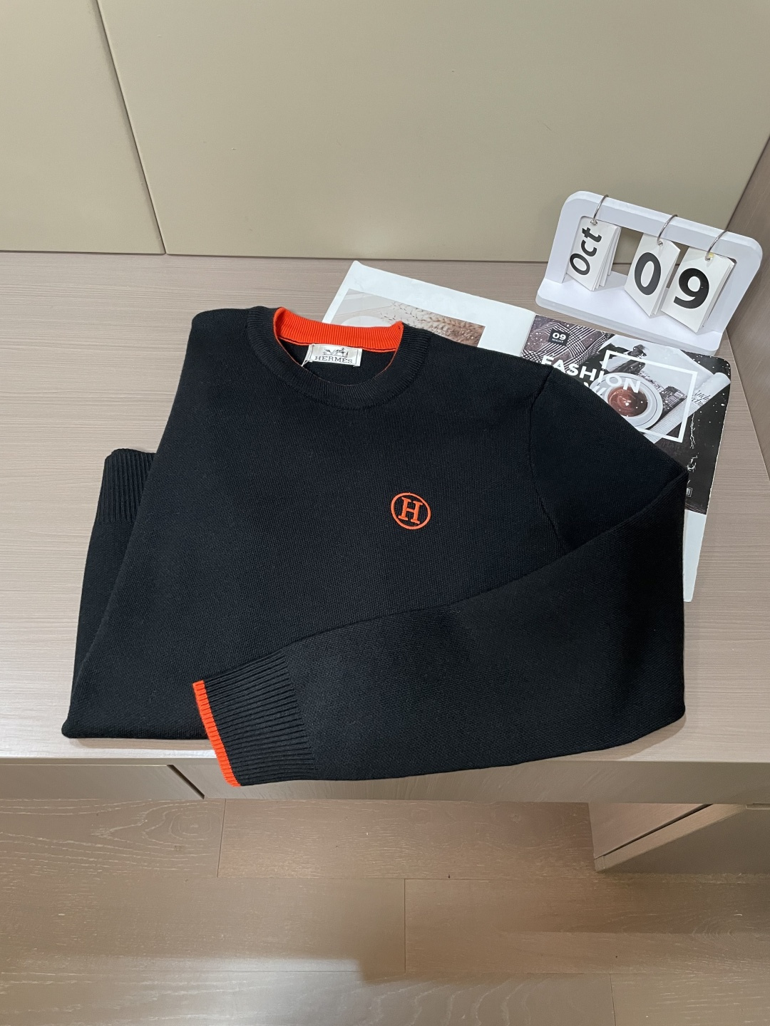 エルメス「Hermès」Hリフト プルオーバー セーター