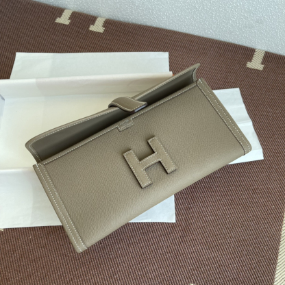 エルメス「Hermès」エトープ エプソムレザー クラッチバッグ