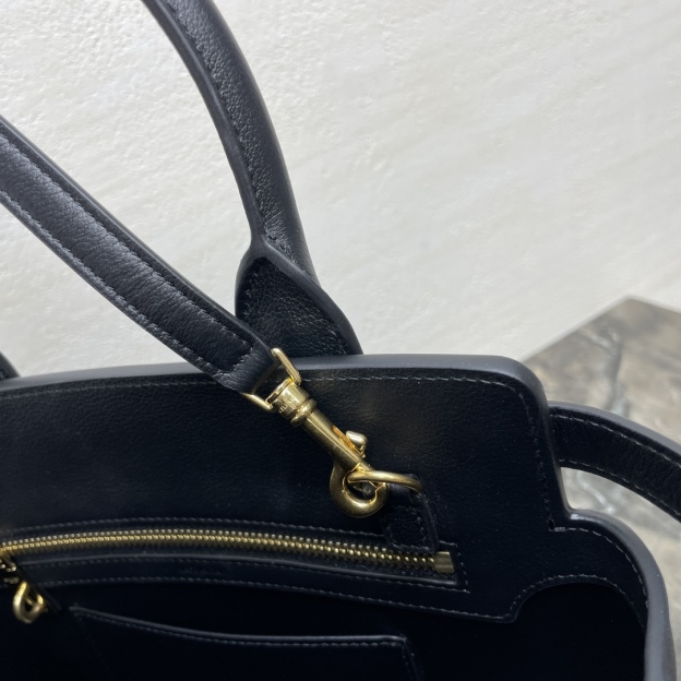 セリーヌ「Celine」CONTI 柔软牛皮革ハンドバッグ