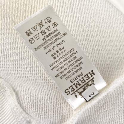 エルメス「Hermès」プリントロゴ スウェットシャツ