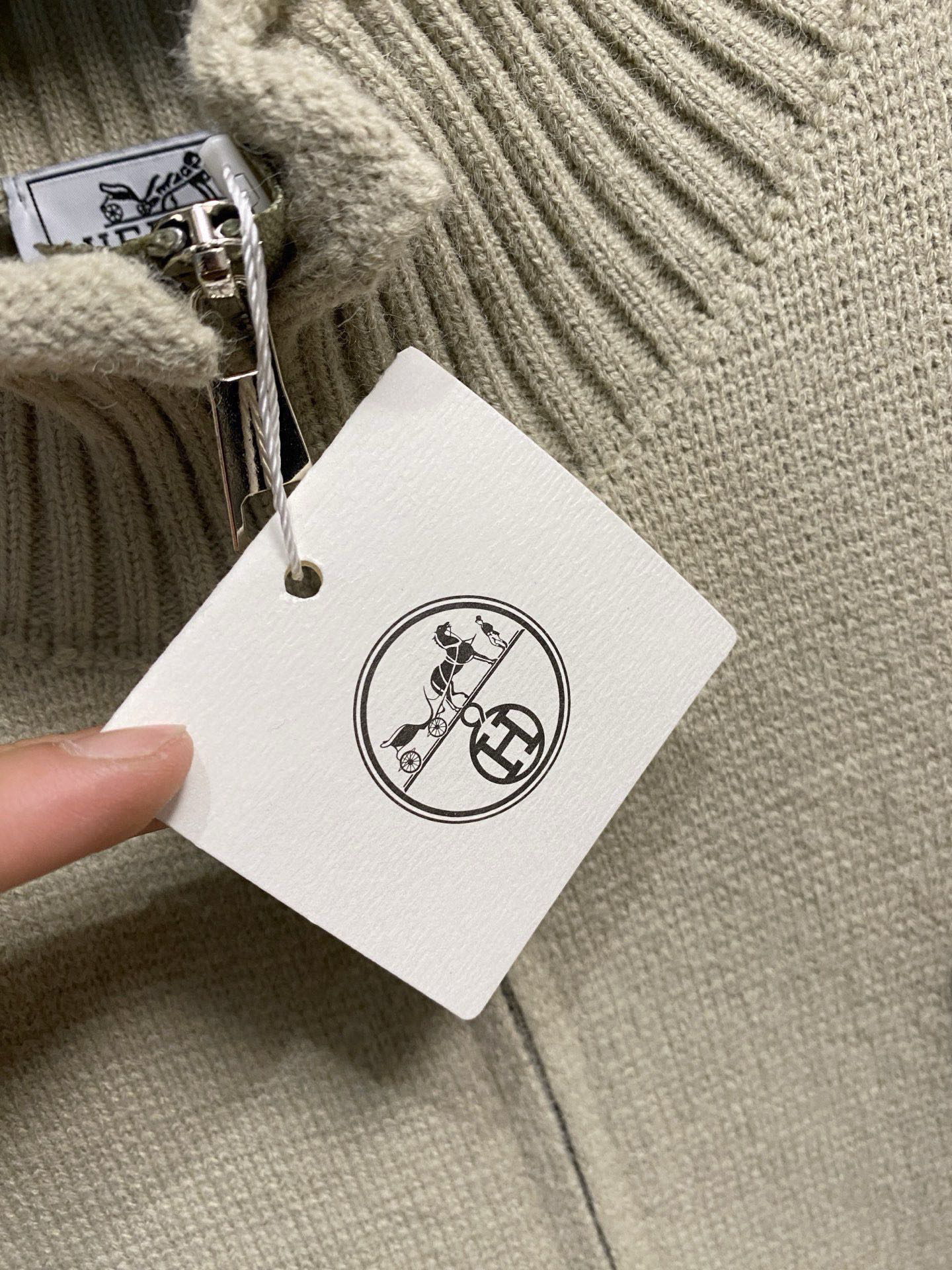 エルメス「Hermès」長袖カーディガン