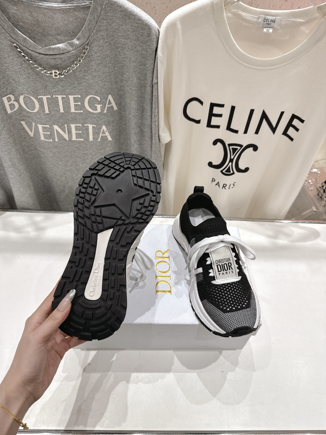 ディオール「Dior」2025SS アカデミック カップル レースアップ スニーカー