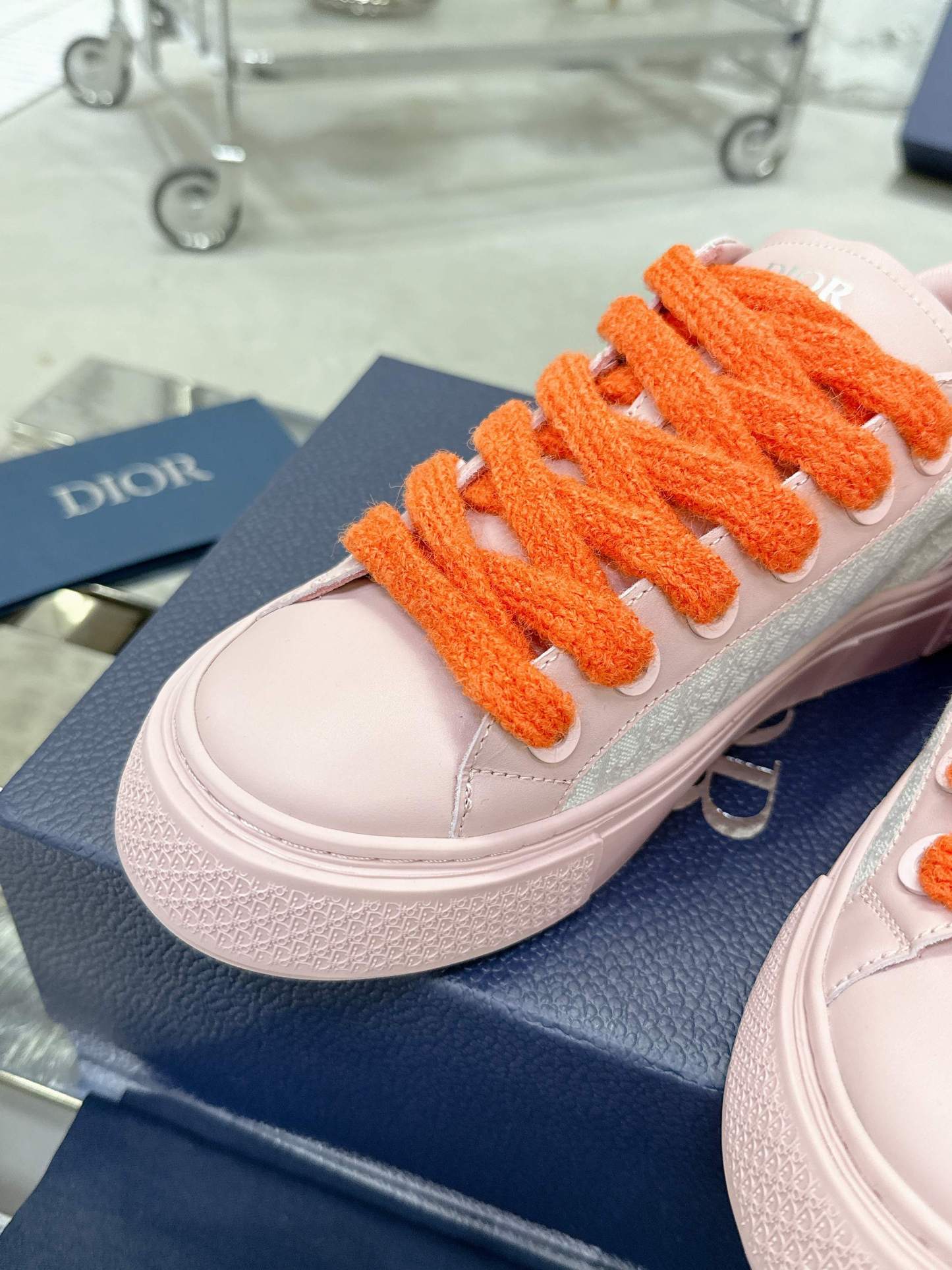 ディオール「Dior」B33 スネークイヤー カップル スニーカー 限定モデル