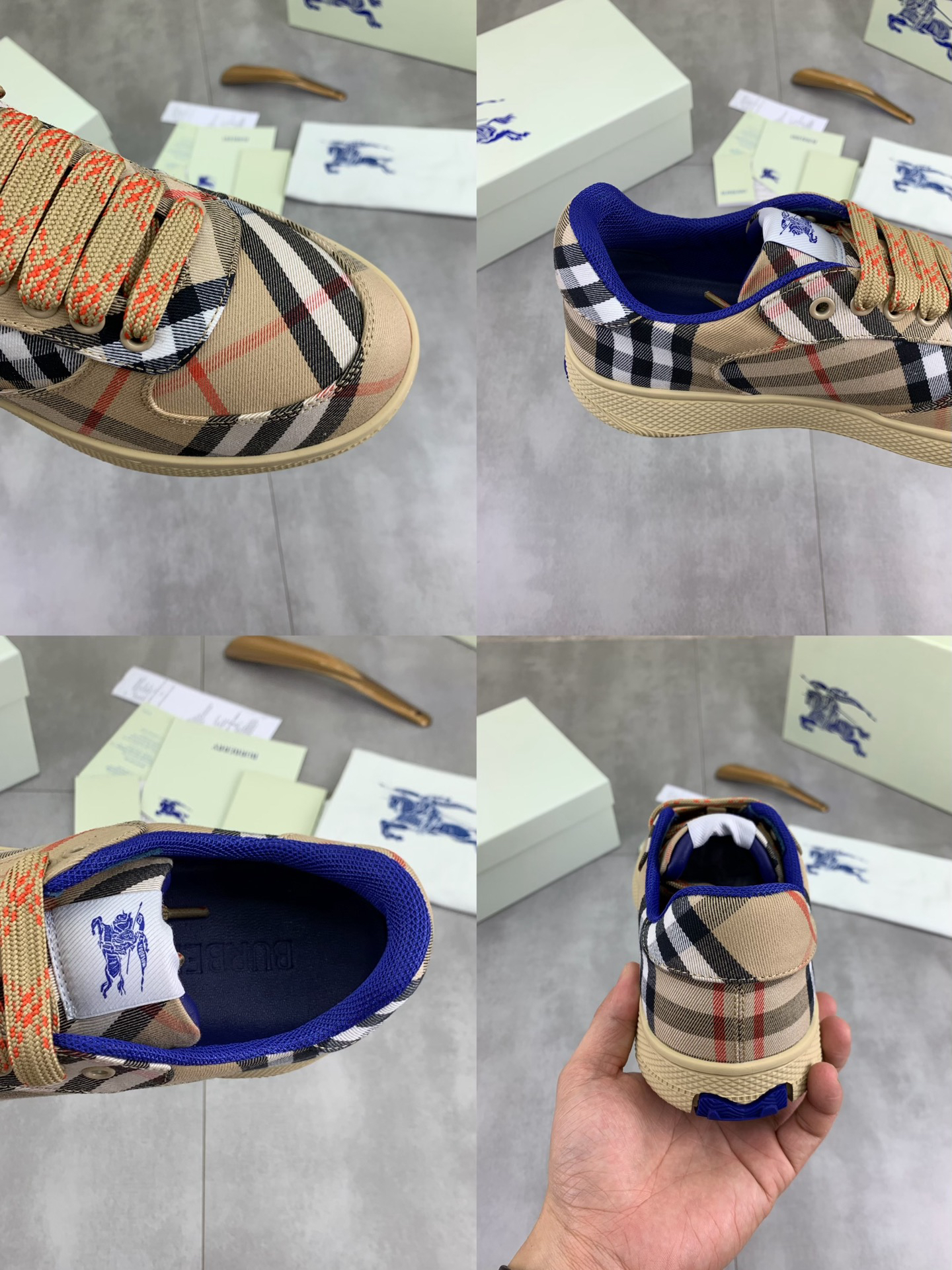バーバリー「Burberry」バーバリー テラス スニーカー / レザースニーカー