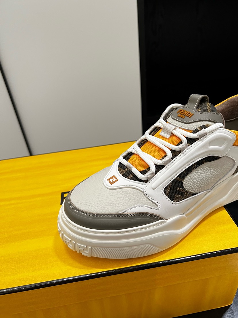 フェンディ「Fendi」フェンディ マッチ スニーカー / レザースニーカー