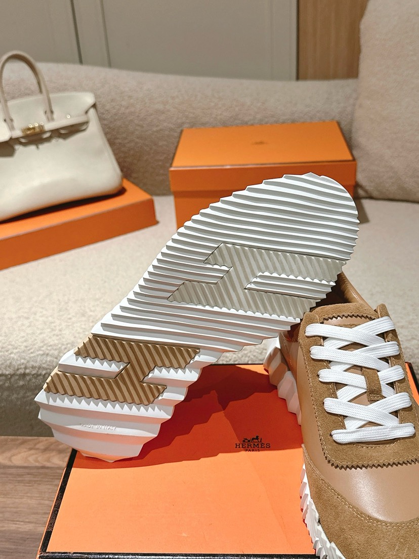 ルイ・ヴィトン「Louis Vuitton」エルメス バウンシング スニーカー (2024年春夏モデル) / レザースニーカー