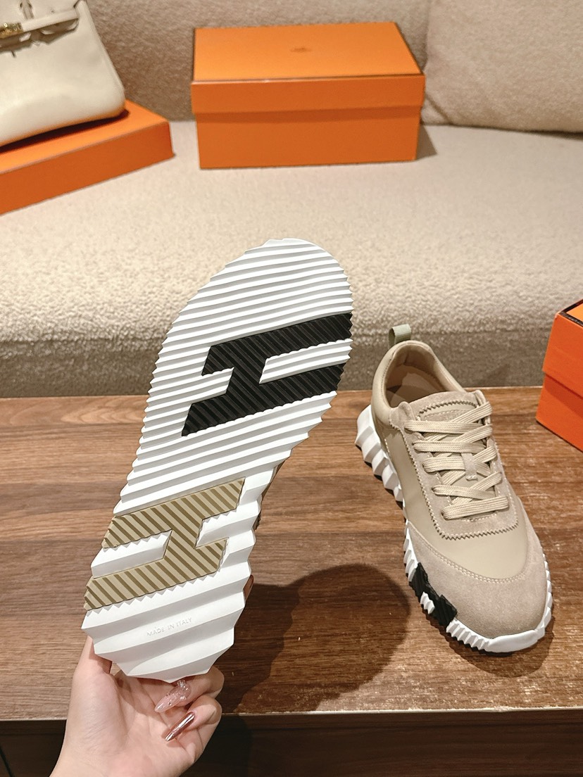 ルイ・ヴィトン「Louis Vuitton」エルメス バウンシング スニーカー (2024年春夏モデル) / レザースニーカー