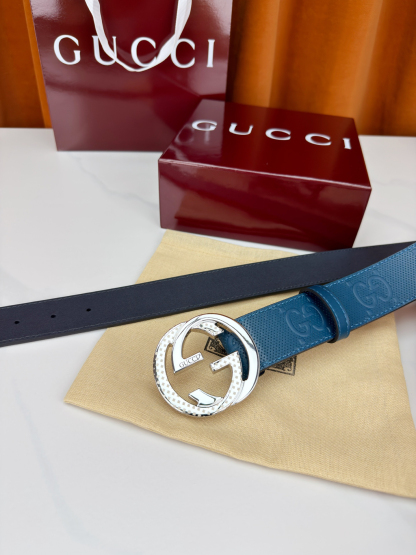 グッチ「Gucci」プレミアム トゴレザーベルト / ハイエンドウエストベルト38mm