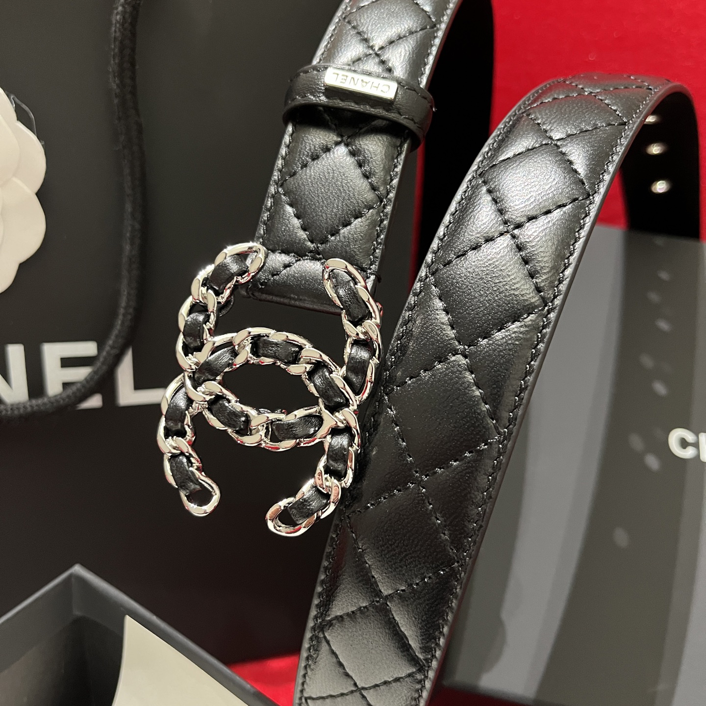 シャネル「Chanel」プレミアム トゴレザーベルト / ハイエンドウエストベルト