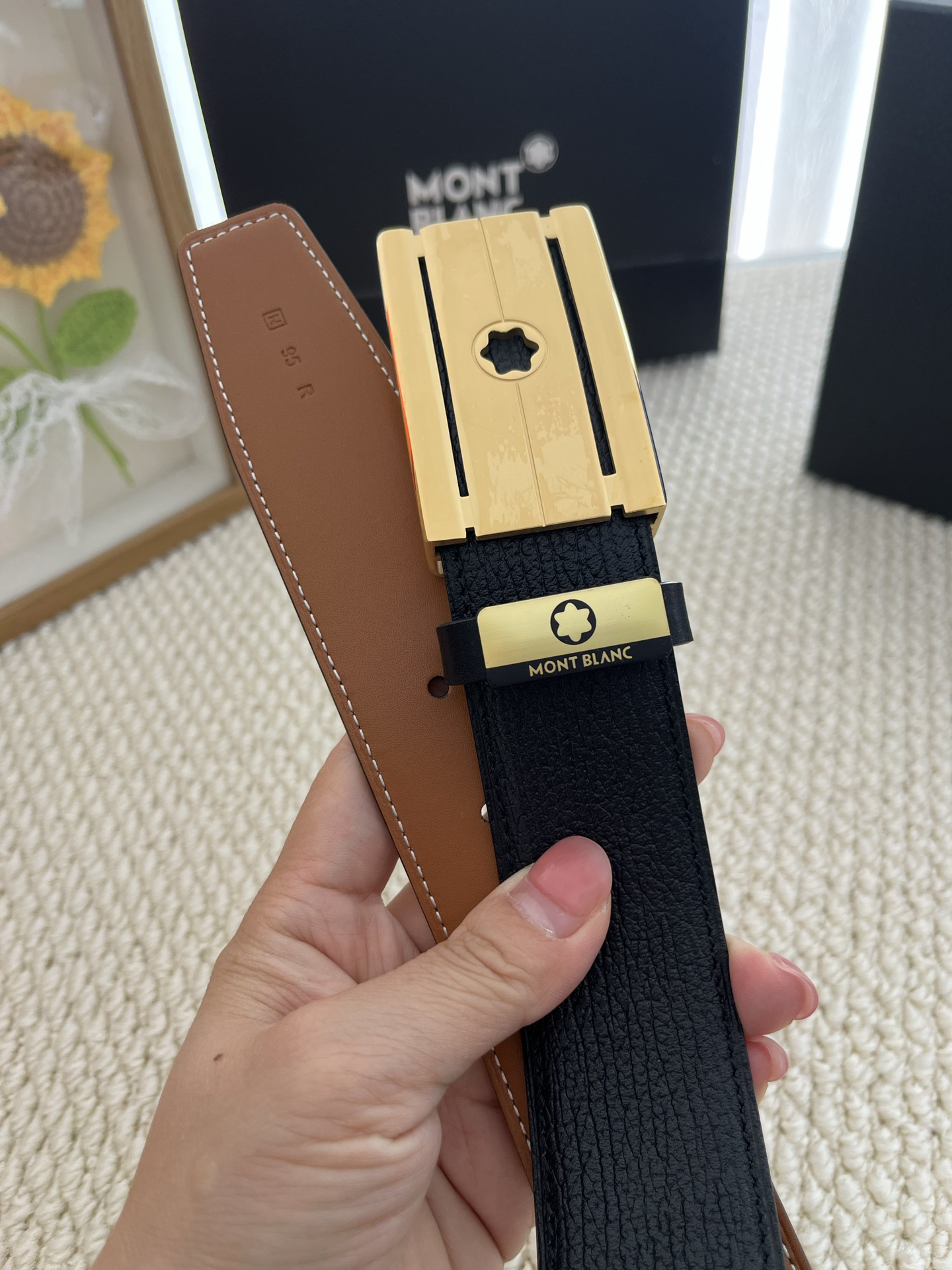 Montblancプレミアム トゴレザーベルト / ハイエンドウエストベルト
