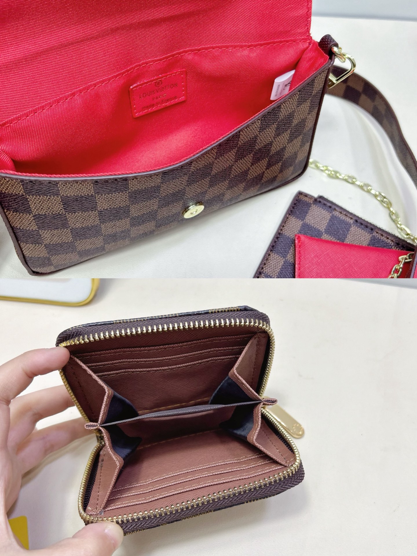 ルイ・ヴィトン「Louis Vuitton」ルイ・ヴィトン マルチポシェット アクセサリーズ 3点セット / ショルダーバッグ