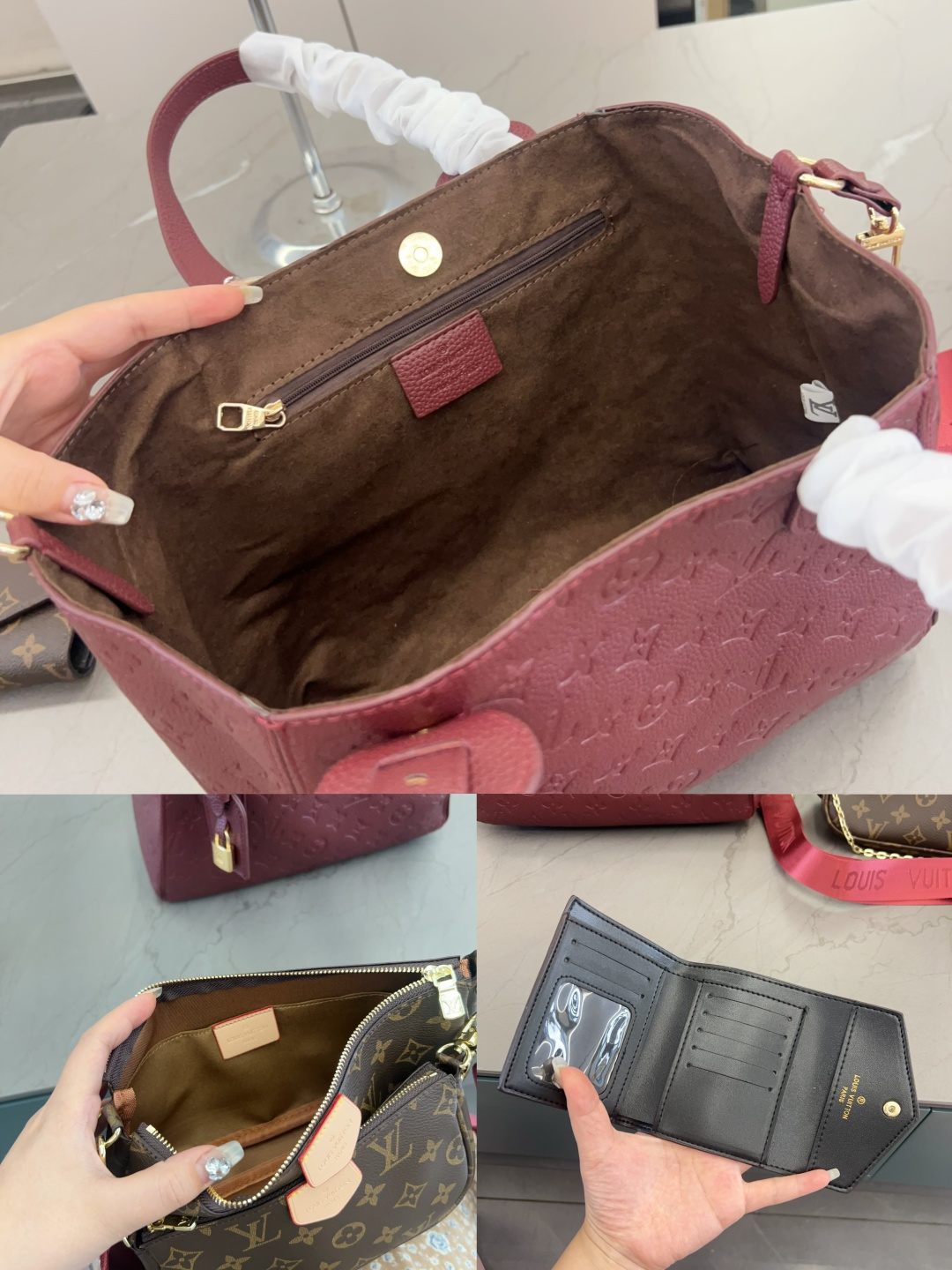 ルイ・ヴィトン「Louis Vuitton」ルイ・ヴィトン マルチポシェット アクセサリーズ 3点セット / ショルダーバッグ