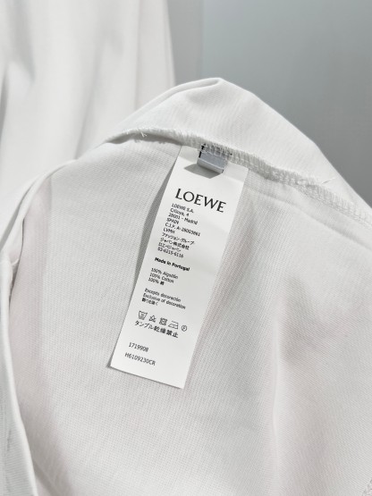 「LOEWE」ロエベ ロゴ刺繍 クルーネックスウェットシャツ / プルオーバー