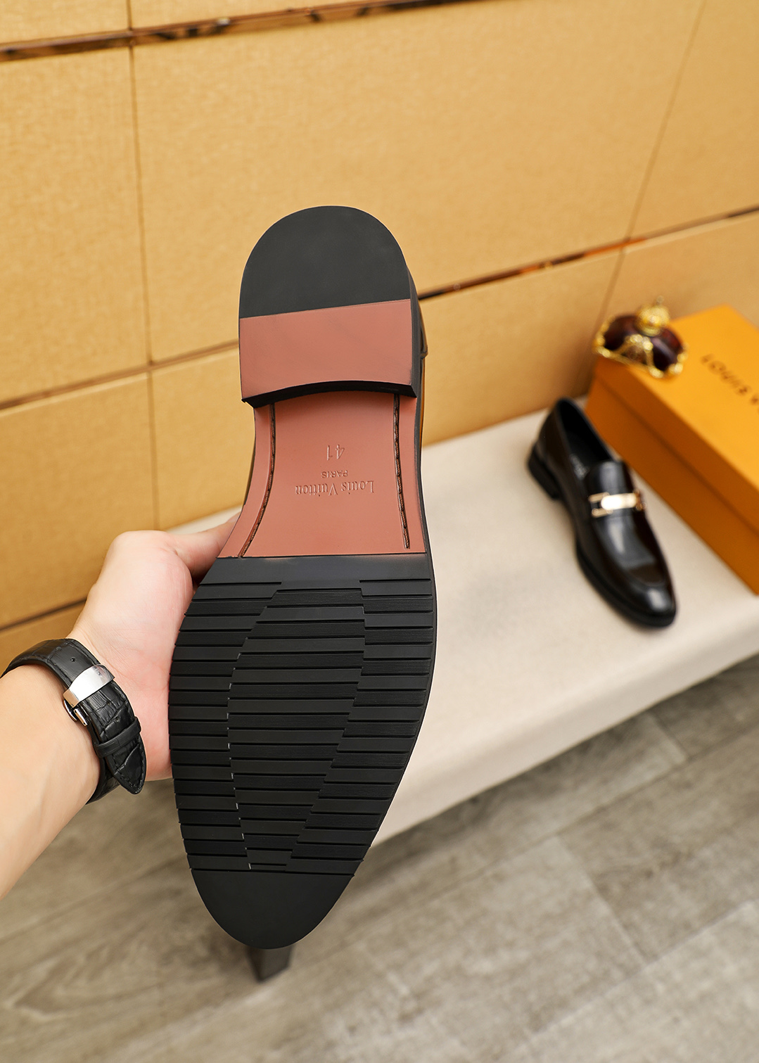 ルイ・ヴィトン「Louis Vuitton」ルイ・ヴィトン ビジネスレザーシューズ / ドレスシューズ