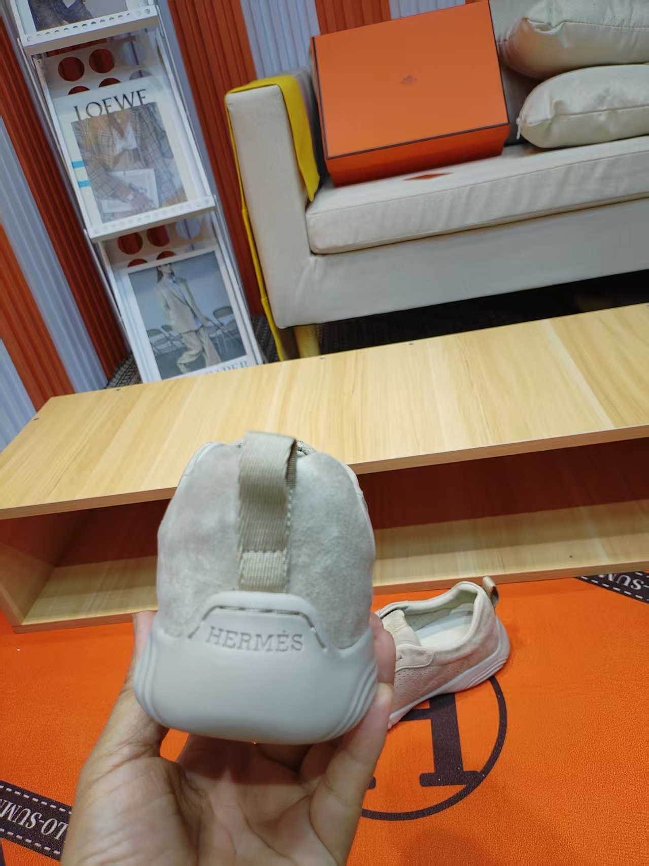 エルメス「Hermès」マスター レザースニーカー / カジュアルスニーカー