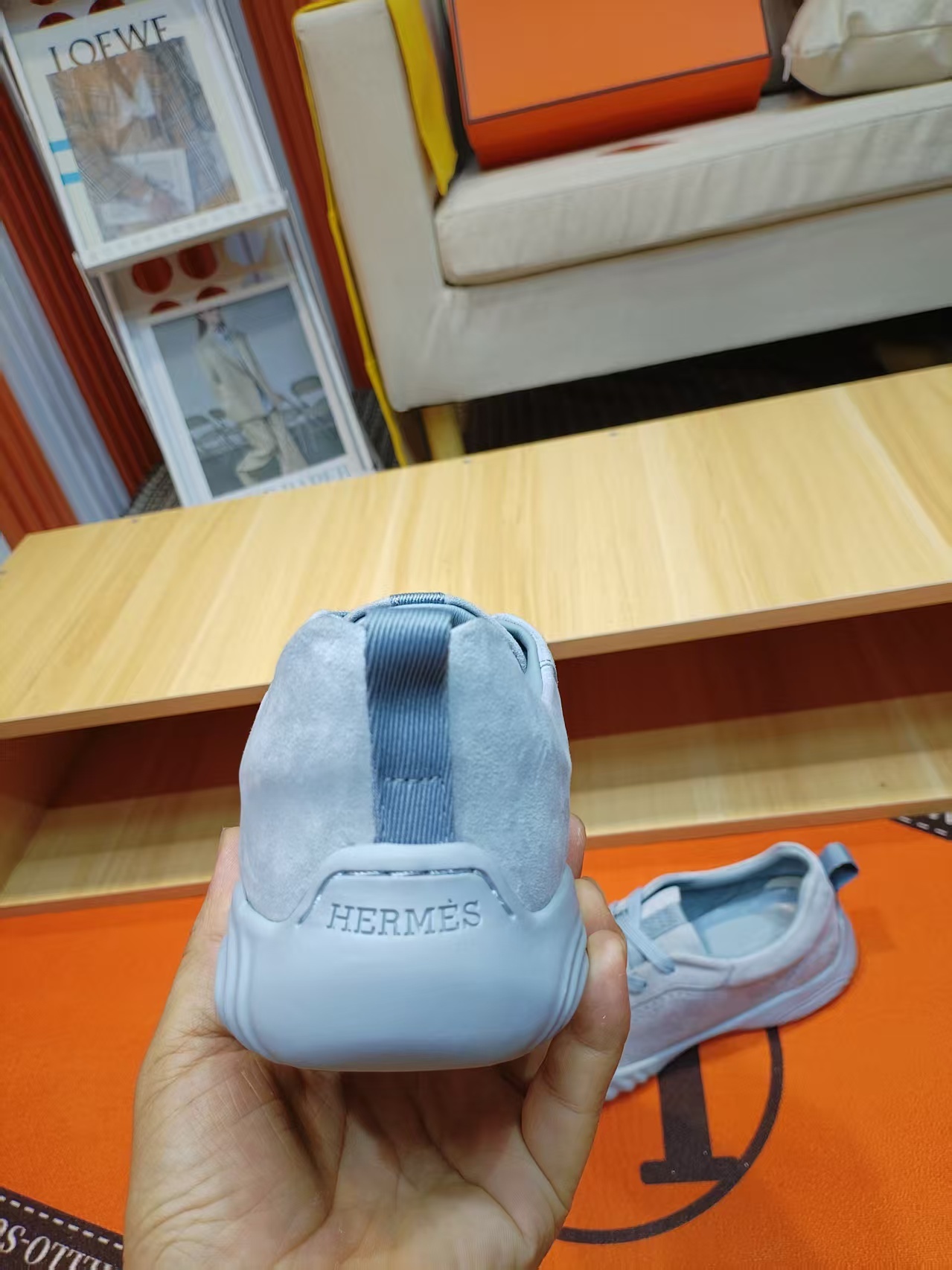 エルメス「Hermès」マスター レザースニーカー / カジュアルスニーカー
