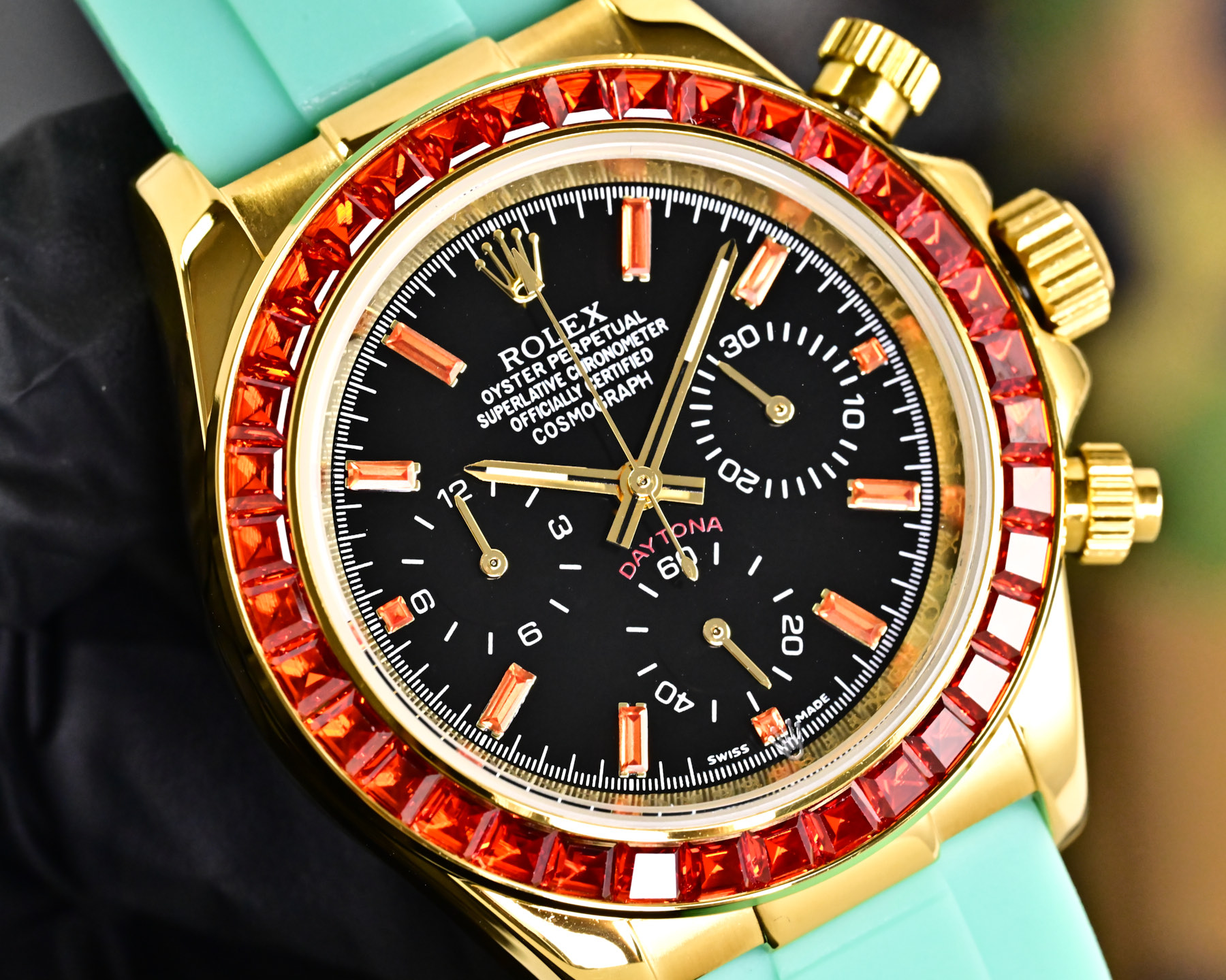 ROLEX  デイトナ スタイル クロノグラフ “サクラピンク” / カスタムウォッチ
