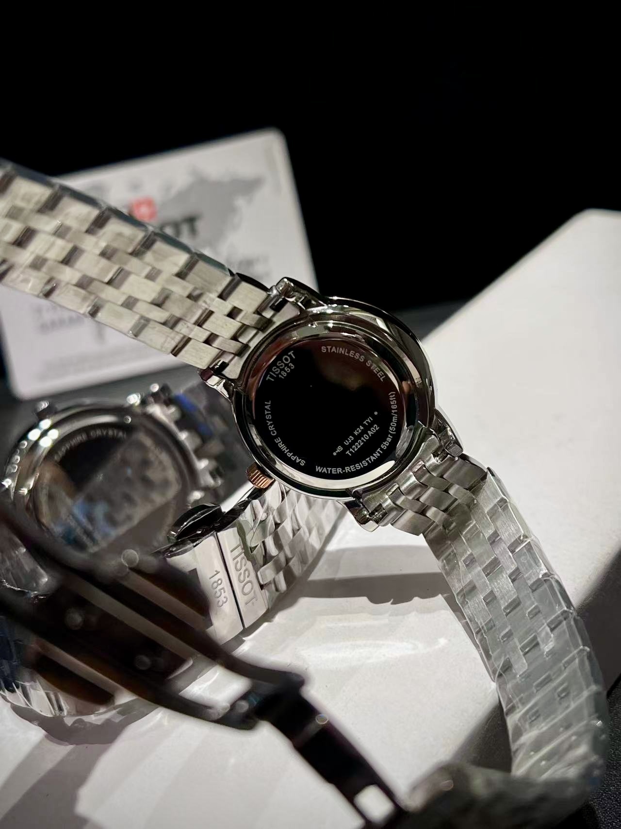 Tissot ティソ デジール ムーンフェイズ ローマ数字 / レディース＆メンズ クォーツ腕時計