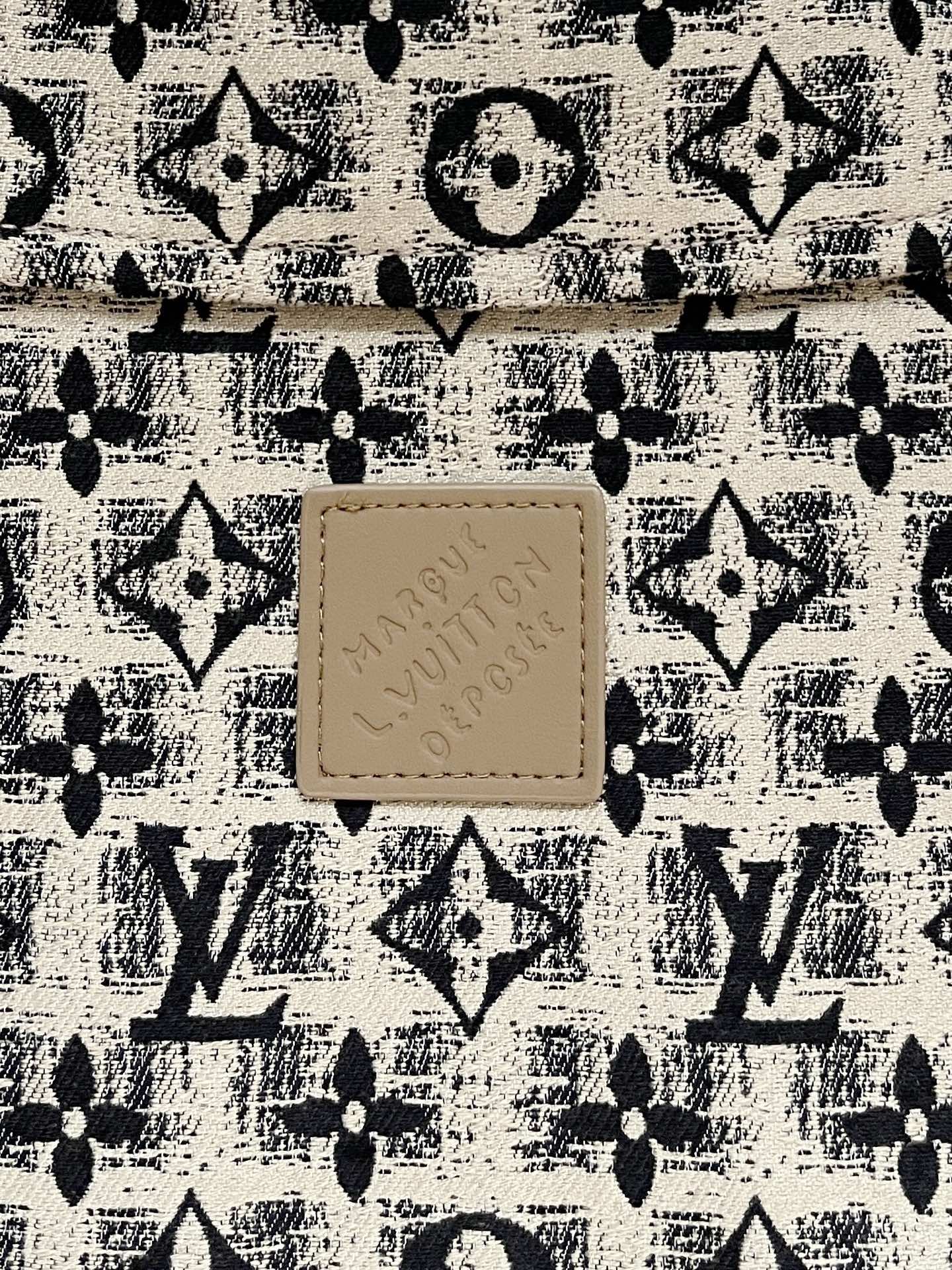 ルイ・ヴィトン「Louis Vuitton」モノグラム柄 ジャカード フリップカラー ジャケット / ワークジャケット
