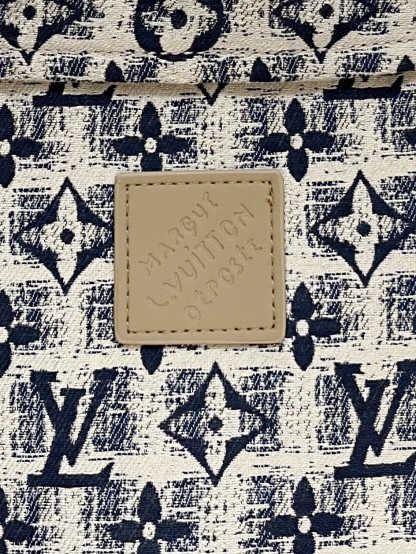 ルイ・ヴィトン「Louis Vuitton」モノグラム柄 ジャカード フリップカラー ジャケット / ワークジャケット
