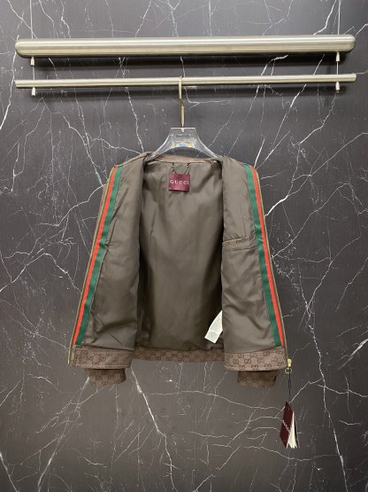 グッチ「Gucci」グッチ GGジャカード フリップカラー ワークジャケット / メンズ アウター