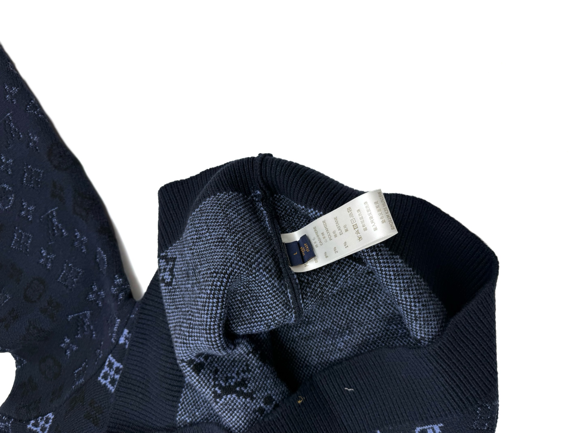 ルイ・ヴィトン「Louis Vuitton」ルイ・ヴィトン モノグラム サープラス ジャカード プルオーバー / メンズ ニットセーター