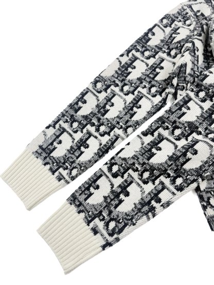 ディオール「Dior」ディオール オブリーク ジャカード クルーネック セーター / メンズ ニット