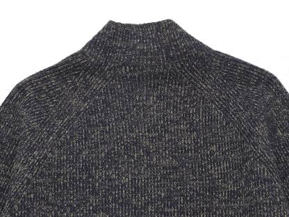 ディオール「Dior」ディオール 杢調 ハイカラー ウールセーター / メンズ ニット
