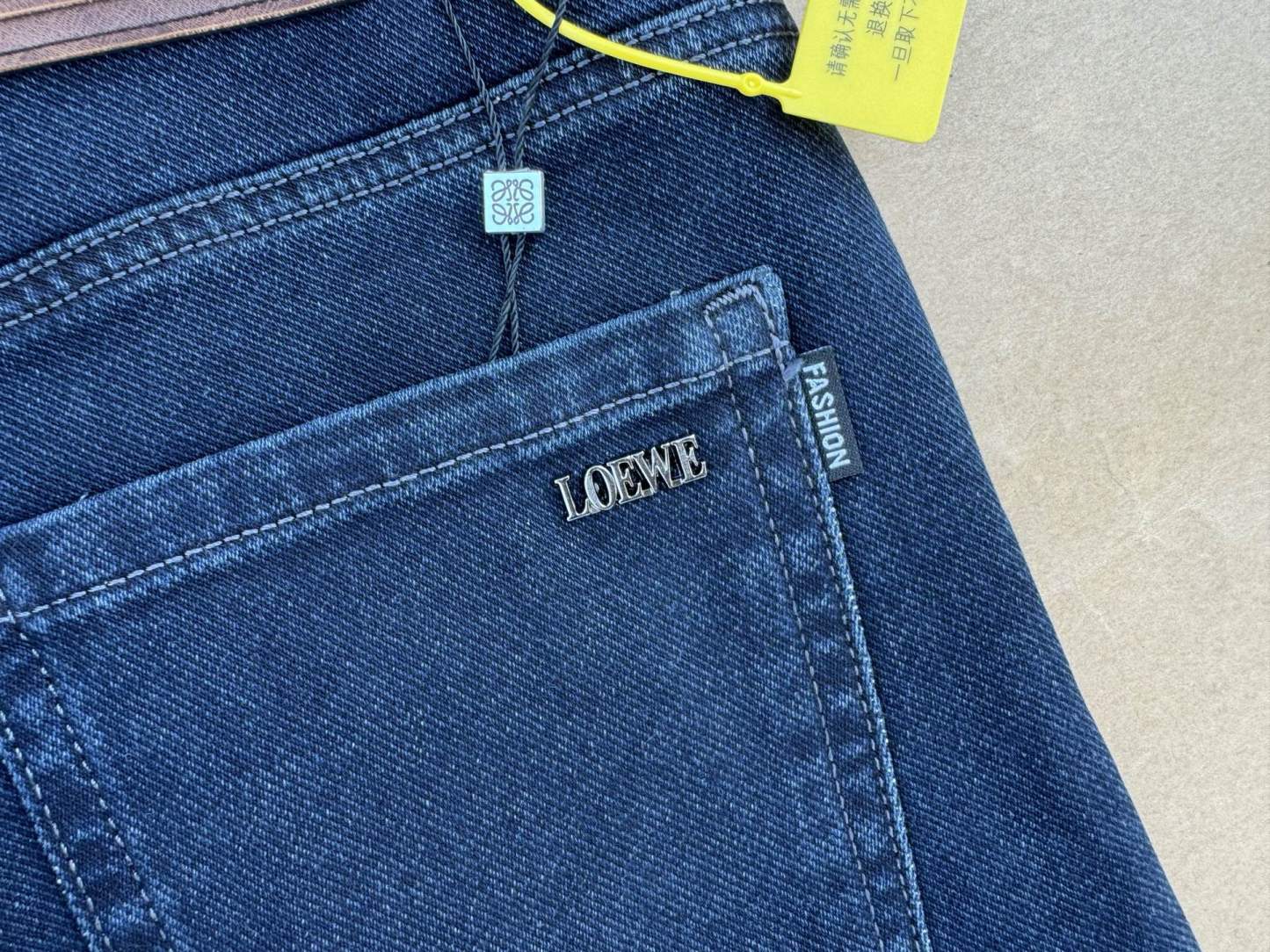 LOEWE &-ロエベ SS26 ロゴ五金 ポケット ストレートパンツ / ロングパンツ