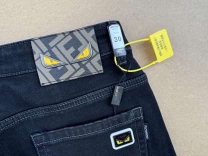 FENDI フェンディ ロゴ五金 ハイウエスト ストレートパンツ / ロングパンツ