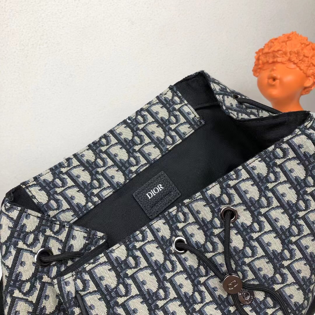 ディオール「Dior」オブlique プリント レザー シグネチャー ショルダーバッグ